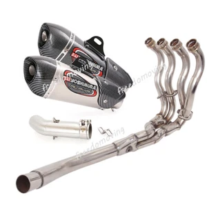 For Suzuki GSXR600 GSXR750 2011-2023 Exhaust System Header Pipe Muffler Silencer - Picture 1 of 15