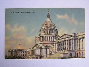 U.S. Capitol Building Washington DC cartolina d'epoca mai usata - Foto 1 di 2