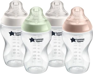 Tommee Tippee Closer to Nature Baby Easy Vent Bottles (4 Pack) x 340ml - Picture 1 of 8