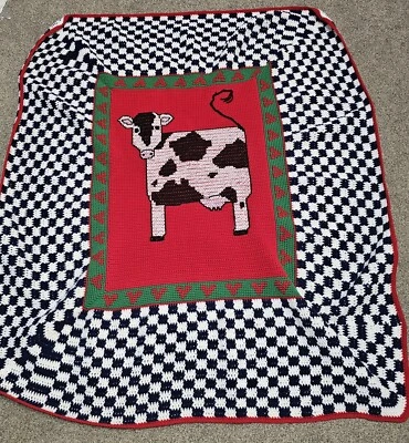 ¡Este es un afgano crochet a mano de los años 70 en muy buen estado! La talla es 57 x 48 Foto 1 de 2