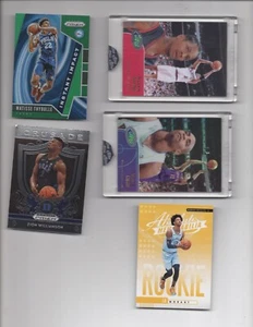 Lot 5 NBA Karten. Williamson, Morant, Thybulle, Iverson, Carter - Bild 1 von 2