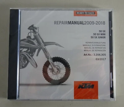 Manual De Taller KTM 50 SX / KTM 50 SX MINI Año 2009-2018 - Imagen 1 de 2