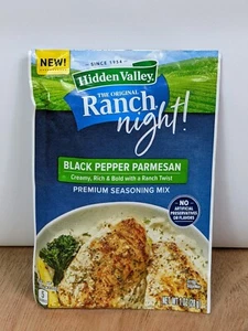 Hidden Valley Ranch Night! Black Pepper Parmesan Seasoning Packet HTF - Picture 1 of 2