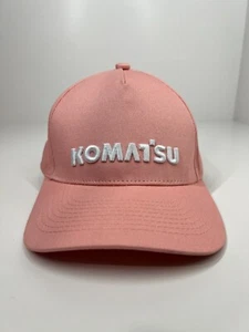 Komatsu Licensed Adjustable Baseball Cap Hat Pink one size fits most women's - Foto 1 di 12