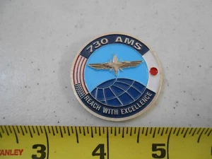 RARE 730 AMS JAPAN YOKOTA MAINTENANCE  USAF AIR FORCE MILITARY CHALLENGE COIN - Picture 1 of 3