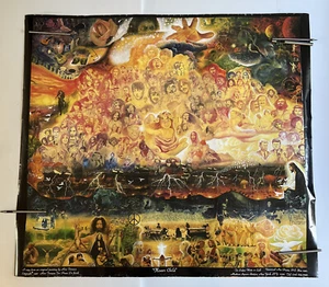 PÓSTER VINTAGE "Niño Flor" Rico Fonseca 1990 Por Paz en la Tierra Hippies - Imagen 1 de 12