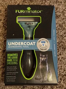 NEU FURminator Unterwolle Enthaarungswerkzeug, kleine Katze 10 Pfund, kurze Haare - Bild 1 von 2