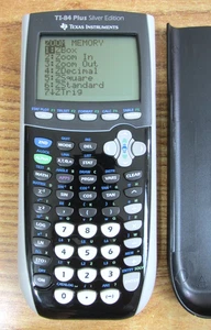 Texas Instruments TI-84 Plus Silver Edition Graphing Calculator - Picture 1 of 5