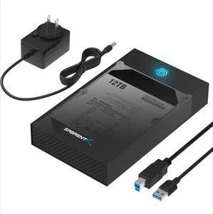 Sabrent EC-KSL3 USB 3.0 Enclosure for 2.5” and 3.5” Internal SATA Hard Drives - Picture 1 of 10