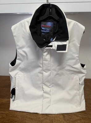 Auténtico chaleco PRADA para hombre blanco de nailon/poliéster, TALLA 52 Foto 1 de 4