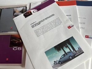 PRESS KIT DOSSIER PRESSE CITROËN C5 ANNEE 2001 48 PAGES + CD 2001 - Picture 1 of 2