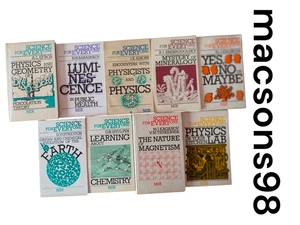 Set of 9 Science for Everyone Books - Mir Publishers Moscow Vintage Collection - Picture 1 of 24