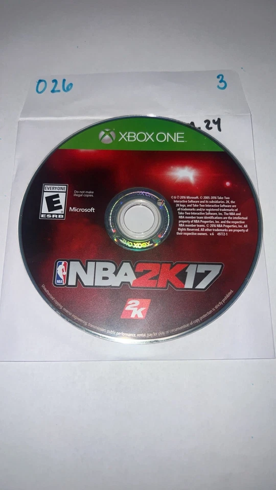 NBA 2K17 (Microsoft Xbox One) SOLO DISCO | SIN SEGUIMIENTO | 026 Foto 1 de 1
