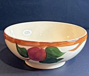 Franciscan Apple USA Backstamp 5 1/2" Oatmeal Cereal Bowl Footed Hand Painted - Picture 1 of 6