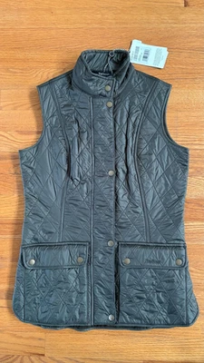 Nuevo chaleco para mujer Barbour Wray LGI0017OL51 verde oliva EE. UU. 4/UK8, NUEVO CON ETIQUETAS Foto 1 de 4