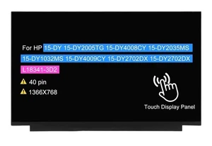 15.6" LCD Screen Replacement for HP - Afbeelding 1 van 9