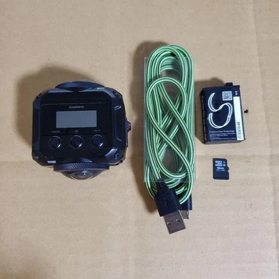Garmin Virb 360 Waterproof 360 VIRB360 action camera 360° spherical BLACK used - Image 1 of 4