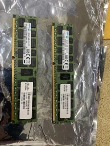 UCS-MR-1X162RZ-A Cisco Samsung M393B2G70DB0-CMA 16GB 2RX4 PC3-14900R DDR3-1866 - Picture 1 of 4