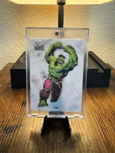 2024 UD Marvel Flair tallado Hulk #CC11 - Imagen 1 de 2