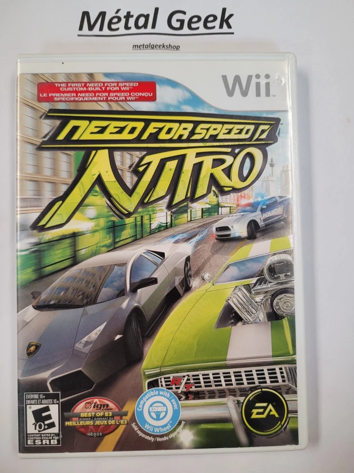 Need For Speed Nitro Wii CIB EN/FR Tested Free Shipping in Canada !! - Image 1 of 4