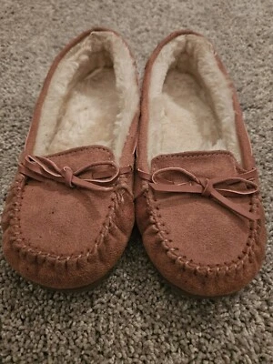 Chinelos Airwalk Girl's Flurry rosa pele sintética mocassim liso tamanho 3 - Imagem 1 de 4