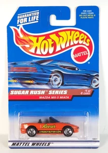 Hot Wheels Mazda MX-5 Miata orange Reese's Sugar Rush Series - Picture 1 of 1