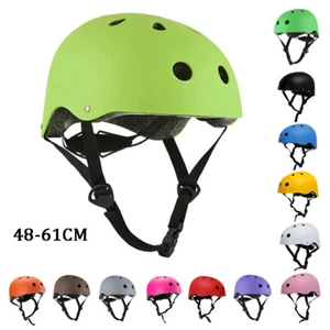 Kinder Erwachsene Fahrradhelm Kinderhelm Skaterhelm Verstellbar Fahrrad Roller - Bild 1 von 22