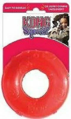 KONG Squeezz Ring Dog Toy, Large, Colors Vary