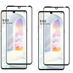 2 Pack Screen Protector Curved Edge 3D Tempered Glass Film Guard For LG Velvet - Picture 1 of 5