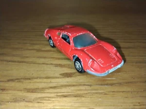 ERTL Vintage 1981 The Cannonball Run Ferrari Dino 246GT Metal Base Race Red - Picture 1 of 6