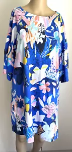 Gorman Womens Shift Dress Size S Floral 3/4 sleeves , knee length - Picture 1 of 11
