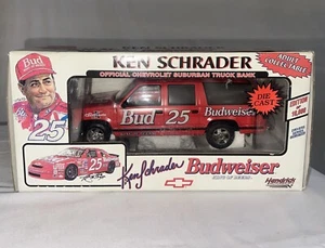Limited Edition #25 Ken Schrader 1995 Official Truck Bank Chevrolet Suburban - Picture 1 of 8