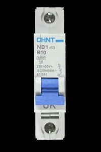 CHINT 10 AMP CURVE B 6kA MCB UNTERBRECHUNGSSCHALTER NB1-63 - Bild 1 von 6