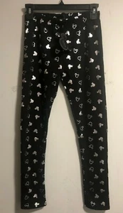 Disney Mickey Mouse Girls Kids Warm Brushed Fleece Lined Legging Size 11/12 - Picture 1 of 4