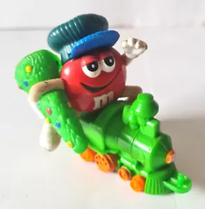 Modellino treno M&M 's PLASTICA ROSSA MODELLO da collezione usato - Foto 1 di 3