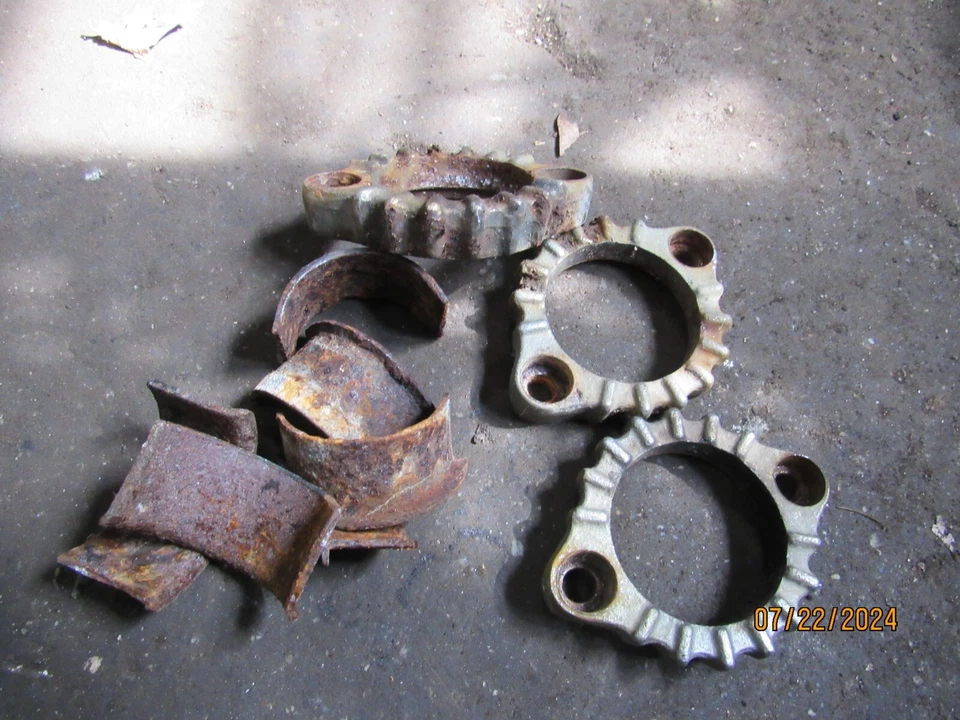 Yamaha XS850 1981 collares y cuñas de escape especiales Foto 1 de 1