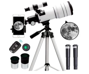 Telescopio para Principiantes y Ninos Telescopios Refractor Astronomico Portatil - Picture 1 of 6
