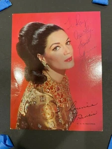 CONNIE FRENCIS AUTOGRAPHED  SIGNED 5 X 4 INCH  B&W  PUBLICITY PHOTO MGM RECORDS - Picture 1 of 4