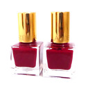 Estee Lauder Pure Color Nail Lacquer Fallen Angel X2  Brand New Travel Sizes Red