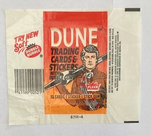 Dune Trading Card Wax Wrapper Fleer 1984 Paul Atreides - Picture 1 of 1