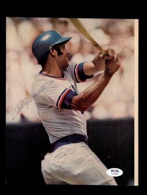 Billy Williams PSA DNA Cert Signed  8x10 Vintage Photo Autograph Cubs - Image 1 of 3