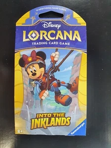 Disney Lorcana Into the Inklands Booster Pack Sellado Minnie 12 Cartas - Imagen 1 de 2