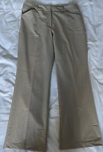 Worthington Pants Womens 12 Career Casual Modern Fit Trouser. Beige Color