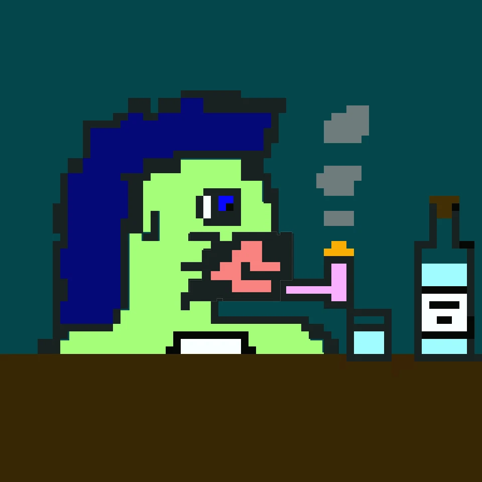 CRYPTO LYIN' PUNKS DIGITAL NFT ART 1 OF 1  COLLECTION FREE SHIPPING! - image 1 of 1