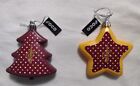 CLEVELAND CAVALIERS NBA ORNAMENT SET CAVS TREE AND STAR WITH DOT DECORATIONS