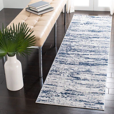 Safavieh Amelia GREY / NAVY 2'-2" X 14' Runner - ALA768B-214 - Image 1 of 3