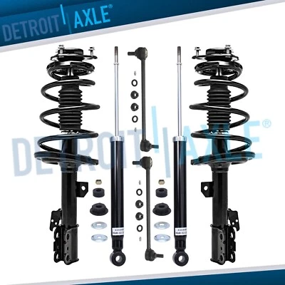 Puntales delanteros tracción delantera con muelles barras estabilizadoras amortiguadores traseros para Toyota Sienna 2011-2014 Foto 1 de 4
