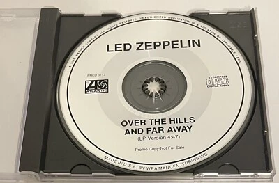 Led Zeppelin, Over The Hills And Far Away, Single, Promo, CD Foto 1 de 2