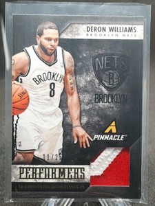 2013-14 Panini Pinnacle Performers Jerseys Prime 11/25 Deron Williams #41