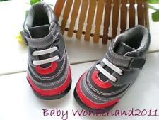 New Mamas&Papas Boys Grey Two Tones Baby Shoes/Sneaker Size 0-2Years